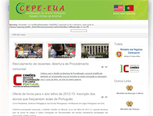 Tablet Screenshot of cepe-eua.org